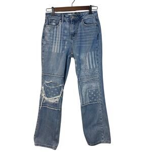 Cleo + Wolf Women’s Astoria High Rise Straight Jeans Size 25